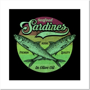 Vintage Sardines Posters and Art